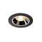 NUMINOS S, encastré de plafond, 55DEG, noir/chrome, LED, 8,6W, 3000K, IP20/IP44