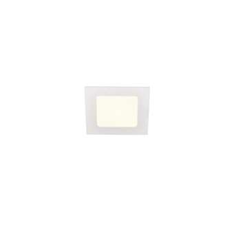 SENSER 12, encastré de plafond intérieur, carré, blanc, LED, 6W, 4000K|SLV-DC51004697