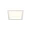 SENSER 24, encastré de plafond intérieur, carré, blanc, LED, 13W, 4000K|SLV-DC51004699