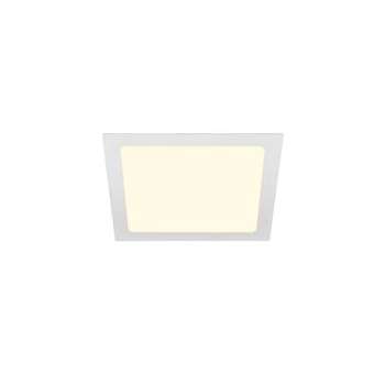 SENSER 24, encastré de plafond intérieur, carré, blanc mat, LED, 13W, 3000K|SLV-DC51003013