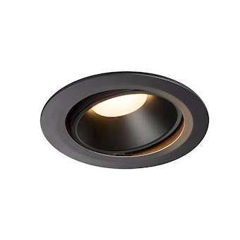 NUMINOS MOVE XL, encastré plafond orientable, 40DEG, noir, LED, 37,4W, 3000K|SLV-DC51003724