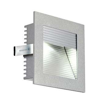 FRAME CURVE, encastré mural intérieur, gris argent, LED, 1W, 4000K|SLV-DC5111290