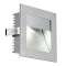FRAME CURVE, encastré mural intérieur, gris argent, LED, 1W, 4000K