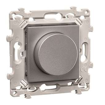 Variateur Rotatif titane essensya|Hager-HAGWE062T