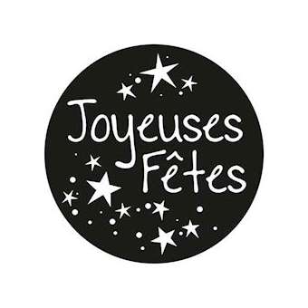GOBO - joyeuses fêtes - Ø54mm - 1 couleur - blanc|Festilight-FEHGOBO-JF-1C-54