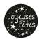 GOBO - joyeuses fêtes - Ø54mm - 1 couleur - blanc|Festilight-FEHGOBO-JF-1C-54