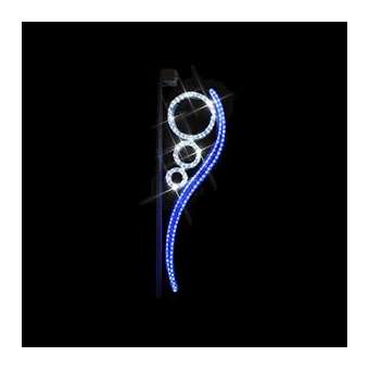 LILA - Motif H1,2mxL0,4m - LED bleu pétillant - 230V|Festilight-FEH43102LED-3P0