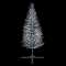 SPRAY- Sapin spray argent H3m- 1520LED Blanc pétillant