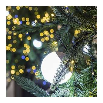 MOON - Boule lumineuse - Blanc - 230V Racc - Diam 80mm - sans alimentation|Festilight-FEH98625-W0