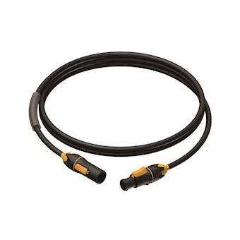 Câble alim - 3 x 1.5 mm² 3m powerCON TRUE1 mâle et femelle|Festilight-FEHPRP435-3