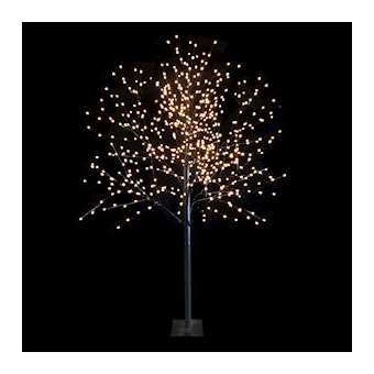 CANDY TREE - Arbre noir boules H1,90m - LED Blanc chaud- TBTS|Festilight-FEH61504-B9