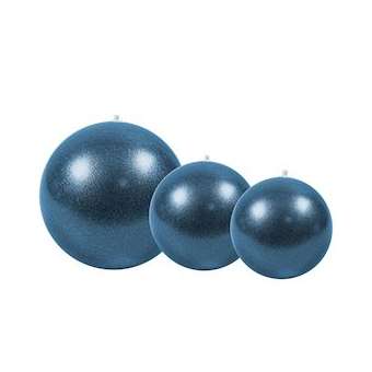 LOT DE 15 BOULES INCASSABLES Ø12/15/22cm -argent paillettes|Festilight-FEH94302-B29