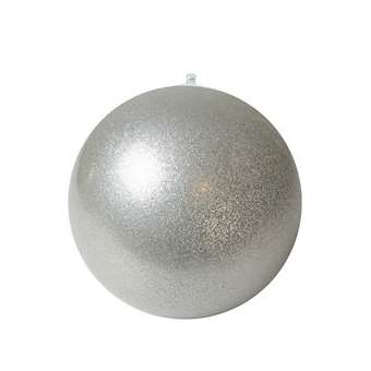 BOULE INCASSABLE Ø15cm - argent paillettes|Festilight-FEH94215-B14