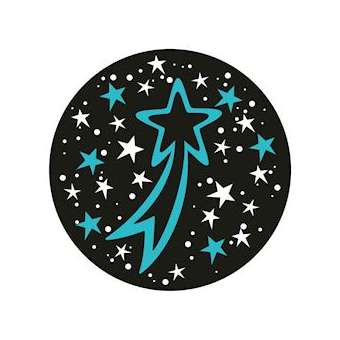 GOBO - motif filante - Ø30mm - 2 couleurs - blanc/bleu|Festilight-FEHGOBO-FILANTE-2C-30