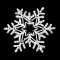 FROSTY-Suspension Flocon - H80cm - LED blanc pétillant - 230V racc