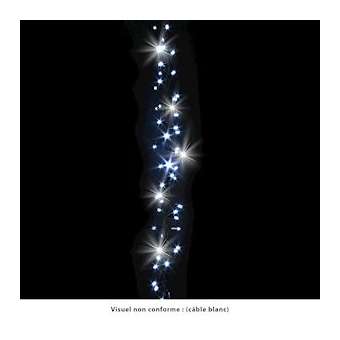 PLAIT - Rallonge Tresse Racc 1 50LED Blanc pétillant 230V|Festilight-FEH95140-WP0-Z