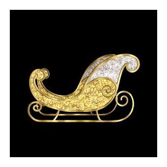 SNO -Traineau 3D L2M50 HT1M80 Blanc chaud pétillant 24V|Festilight-FEH43467LED-P9