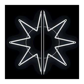GALINA - Motif Etoile 3D - lot de 2 demi-motifs - Diam 140cm - néon led - 230V|Festilight-FEH40564LED-0