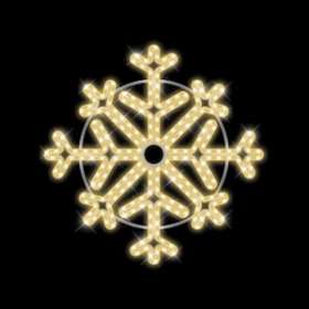 FLAKE-Suspension Flocon H55cm - LED BC pét - Impression 3D|Festilight-FEH46494-P9