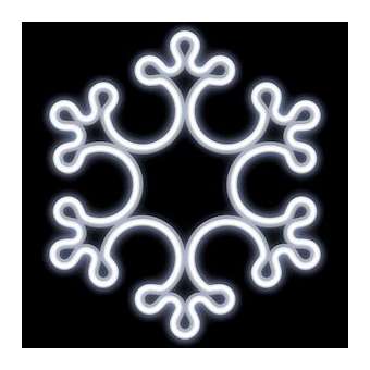 KANNIK-Motif Flocon effet néon - Impression 3D|Festilight-FEH46535-0