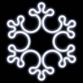 KANNIK-Motif Flocon effet néon - Impression 3D|Festilight-FEH46535-0