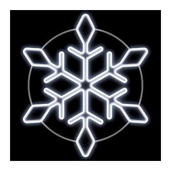 MILIK- Motif Flocon effet néon - Impression 3D|Festilight-FEH46533-0