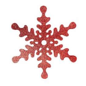 FLOCON - Flocon Ø40cm rouge pailleté|Festilight-FEH93366