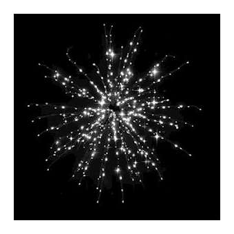 GALACTIC -Suspension ø1m - drapé noir - 270LED blanc pétillant - 31V|Festilight-FEH61403-BP0