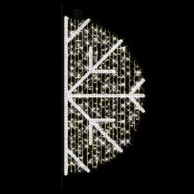 SNOWFLAKE - Motif H1,8mxL0,9m - LED blanc pétillant - 230V|Festilight-FEH43226LED-0P9