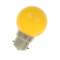 Ecopack Led Party G45 B22D 1W Jaune Vrac 25Pcs