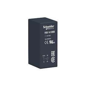 Harmony Relay RSB - relais PCB embrochable - 1OF - 12A - 24VDC|Schneider Electric-SCHRSB1A120BD