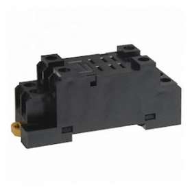 Socle pour relais, type ptf, 8 broches, bornes à visser, 10a, 250v|Omron electronics-OMRPTF08A-E