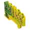 Bloc jonc Viking3 à ressort - 1 jonc/4 conduc -2entr/2sort-vert/jaune - pas 5