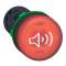 Harmony XB5 - buzzer lumineux - D22 - 90dB - rouge - 230V - racc bornier|Schneider Electric-SCHXB5KS2M4