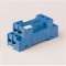 Support 12A 250V série 5632, bleu, étrier métallique, à vis