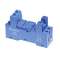 Support 10A 250V série 5632, bleu, étrier métallique, à cage