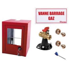 COFFRET VANNE 1/4 TOUR SECU. CAL15 CU18|Gurtner-GUR20690