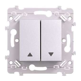 essensya Double Va-et-Vient volet roulant Titane|Hager-HAGWE300T