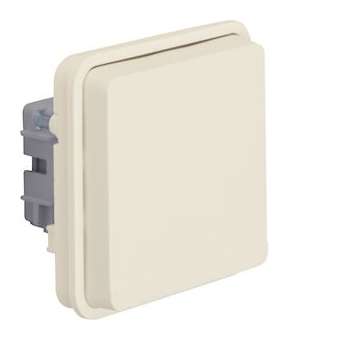 cubyko Prise Schuko associable blanc IP55|Hager-HAGWNA160B