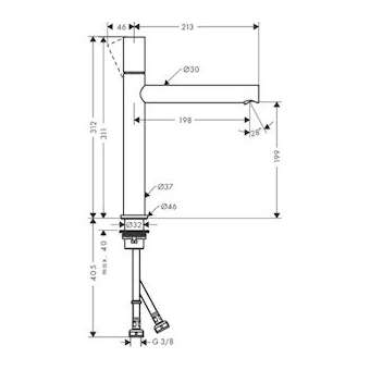 Mitigeur lavabo 200, poignée zéro, bonde à écoulement libre bronze poli|Hansgrohe-HA345003130