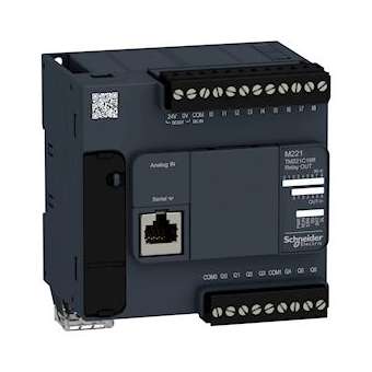 Modicon M221, contrôleur 16E/S relais, port série, 100/240VCA|Schneider Electric-SCHTM221C16R