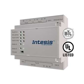INTESIS BACnet IP & MS/TP Client to ASCII IP & Serial Server 600 pts|Hms Industrial Networks-ANYINASCBAC6000000