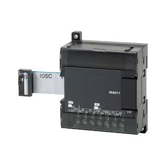 Extension 2 entrées analogiques 0-10 v, -10-10 v, 0-5 v, 1-5 v, 0-20 ma, 4-20 ma|Omron electronics-OMRCP1W-MAD11