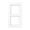 Cadre 2 postes / Acréation Blanc|Jung france-IUNAC582WW