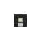 Prise TerCia RJ45 Catégorie 6a STP 2 modules noire