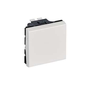 Interrupteur ou va-et-vient Logix - 2 modules - Bornes auto - Blanc Artic|Planet wattohm-PLW49007