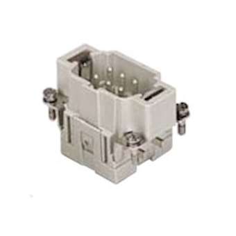 Insert mâle à lame de pression 6P+T 16A 500V - gabarit 44.27|Ilme-IL1CSEM06