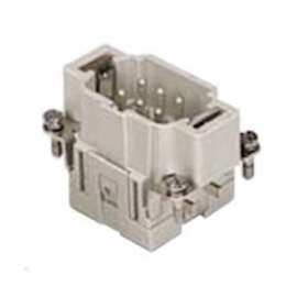 Insert mâle à lame de pression 6P+T 16A 500V - gabarit 44.27|Ilme-IL1CSEM06