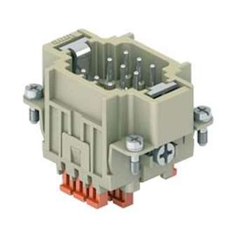 Insert mâle raccordement rapide 9P+T 10A - 400V - gabarit 44.27 - série CDSH|Ilme-IL1CDSHM09