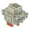 Insert femelle raccordement rapide 9P+T 10A - 400V - gabarit 44.27 série CDSH